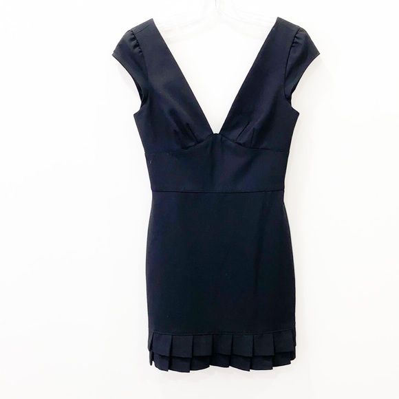 bebe Dresses & Skirts - BEBE black V-Cut dress